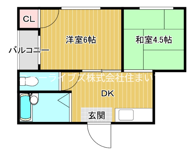 下木田マンションの間取り写真