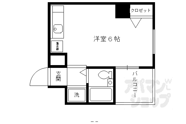 京の五条GREENHOUSEの間取り写真