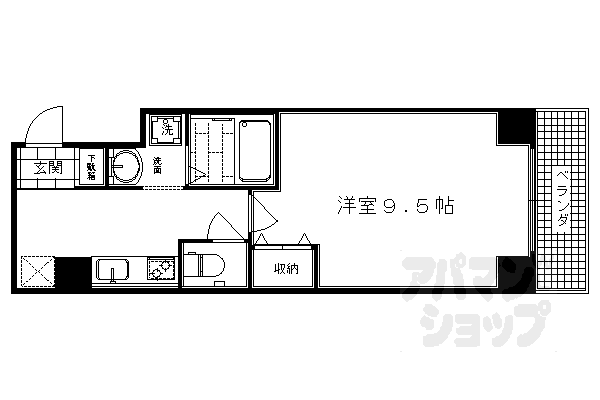PAL西円町の間取り写真