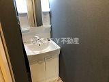 洗面設備　広い洗面スペース