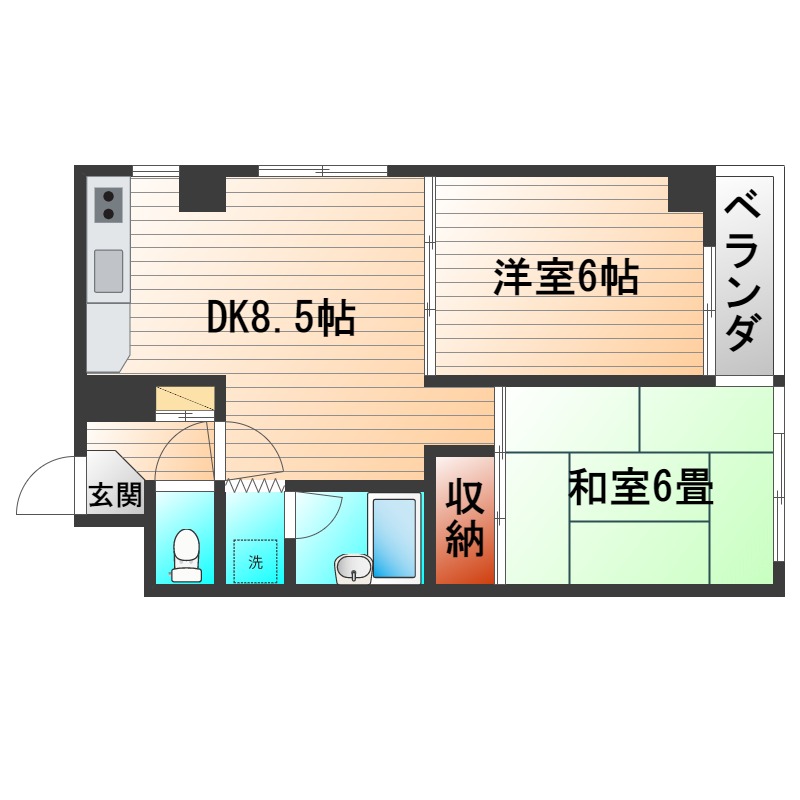 ドエル壹番館の間取り