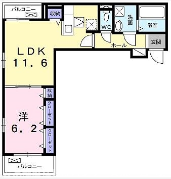 エレガントコーエイIの間取り