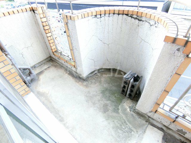 【岐阜市清本町のマンションのバルコニー】