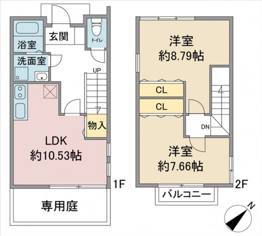 エスパスよもぎ台の間取り