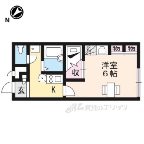 レオパレス九里の間取り