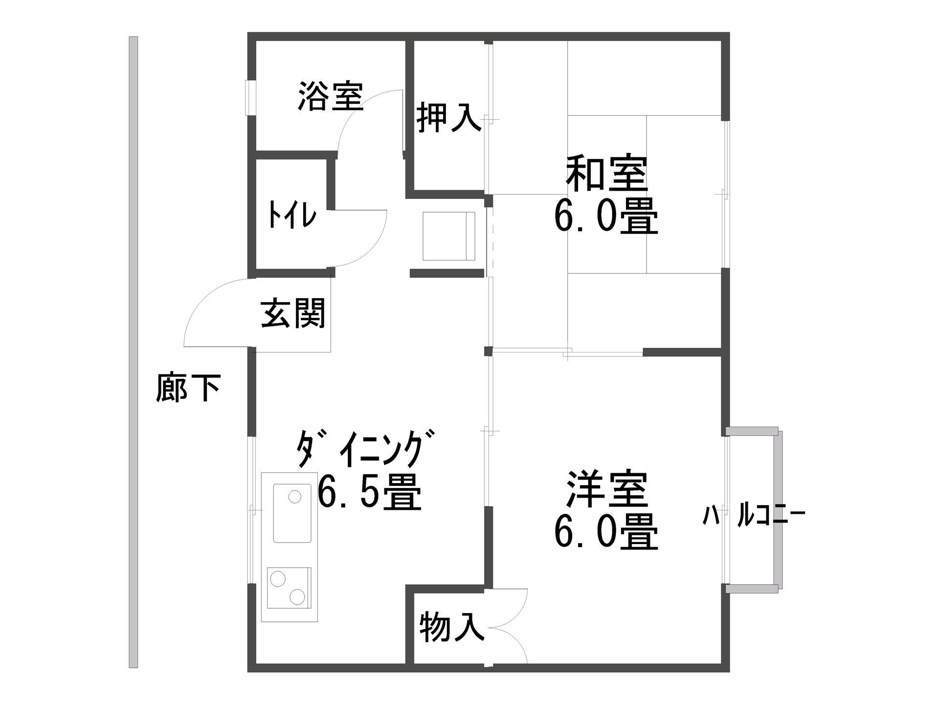 コーポＡ１の間取り