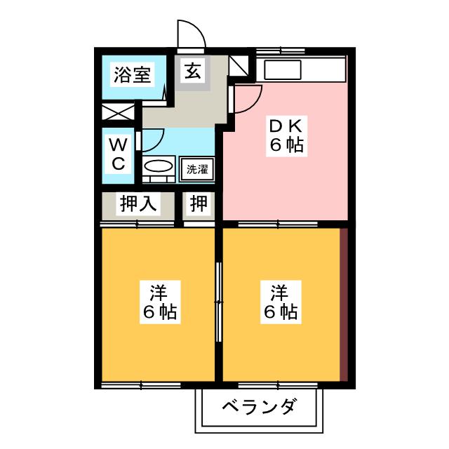 ＳＴクレドール２１の間取り