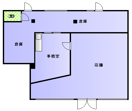 柳井ボンドビル（事務所・テナント）の間取り