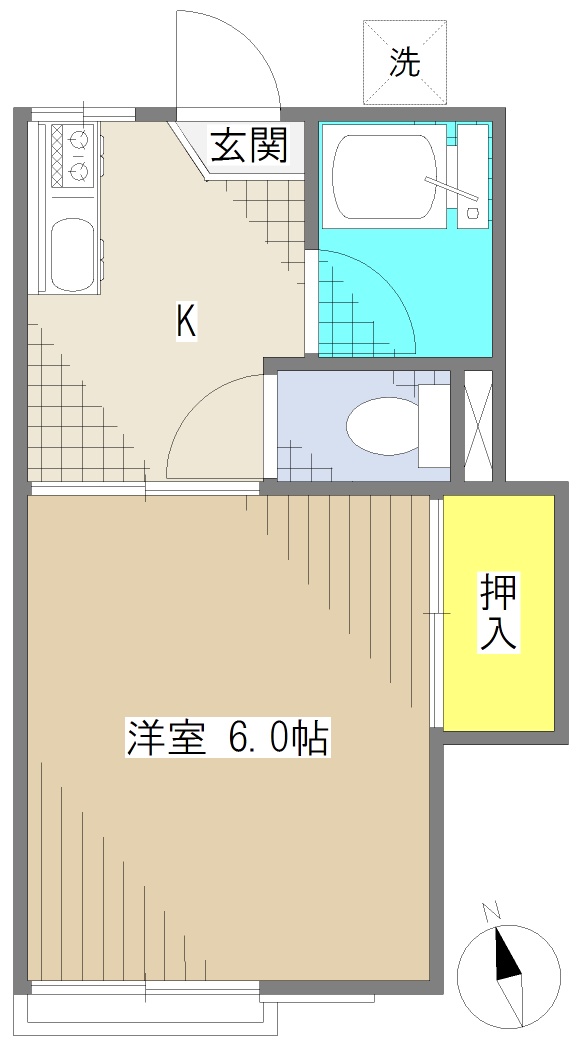 江原パークハイツの間取り