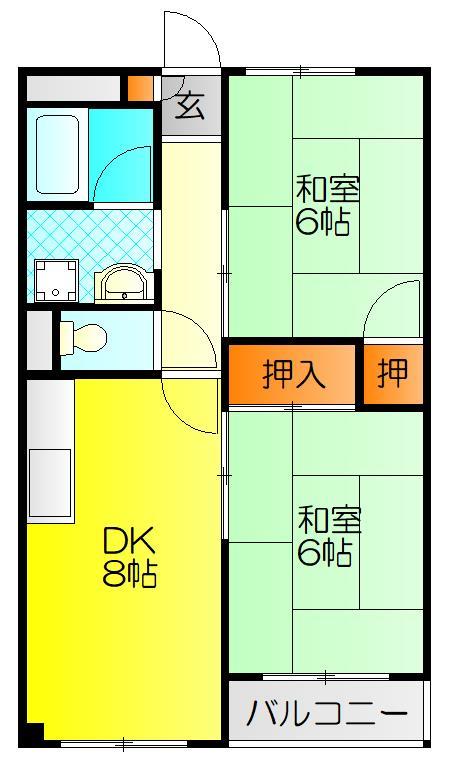 グリーンプラザ寺内の間取り