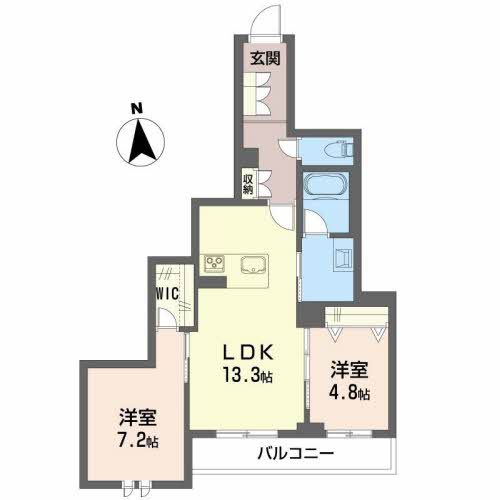 グレイス清水町6の間取り