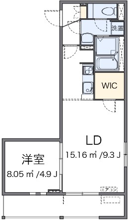 ミランダアプローズの間取り