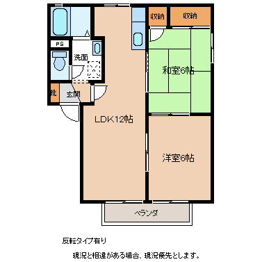 フォーレスサンロードＢの間取り