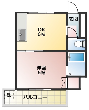 21コスモス恒久の間取り