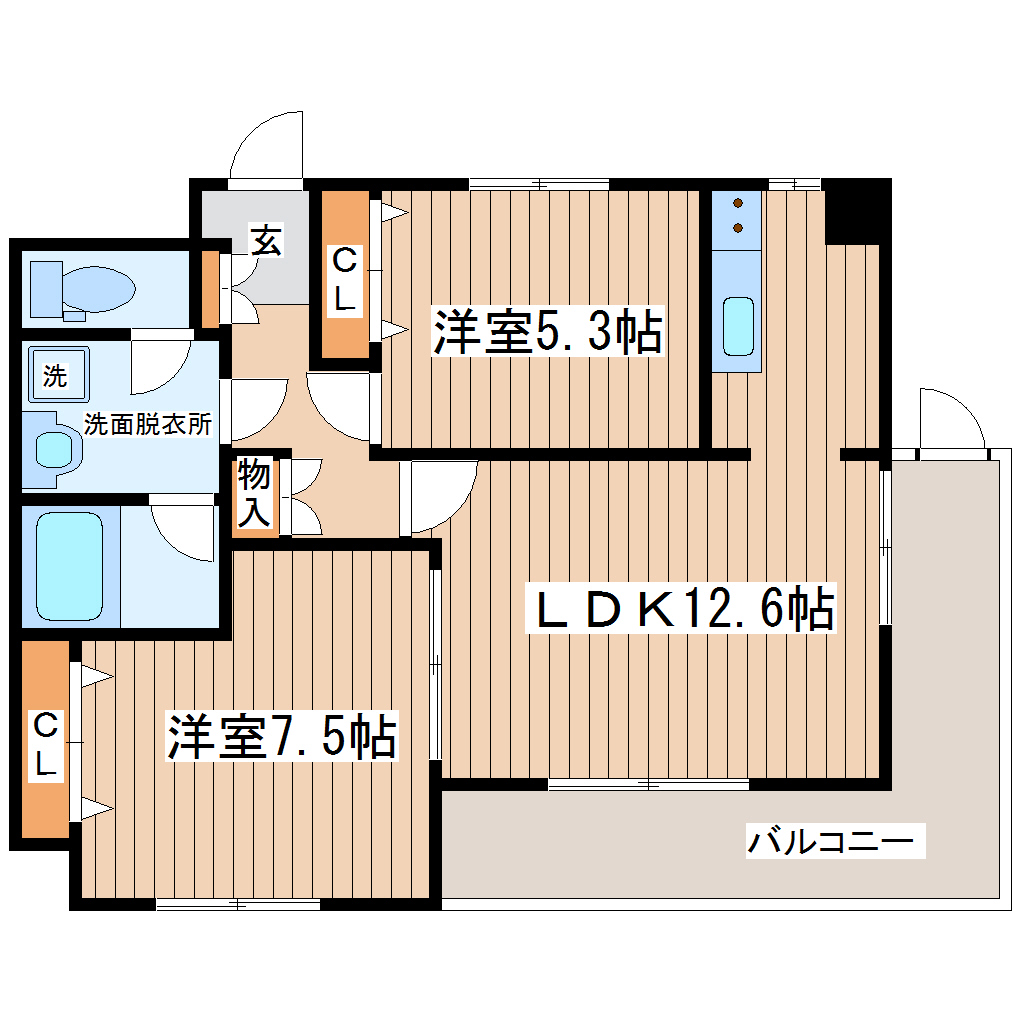 ダンデェリオンの間取り