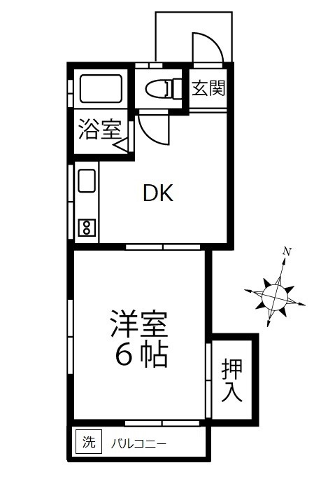 コーポ木村の間取り