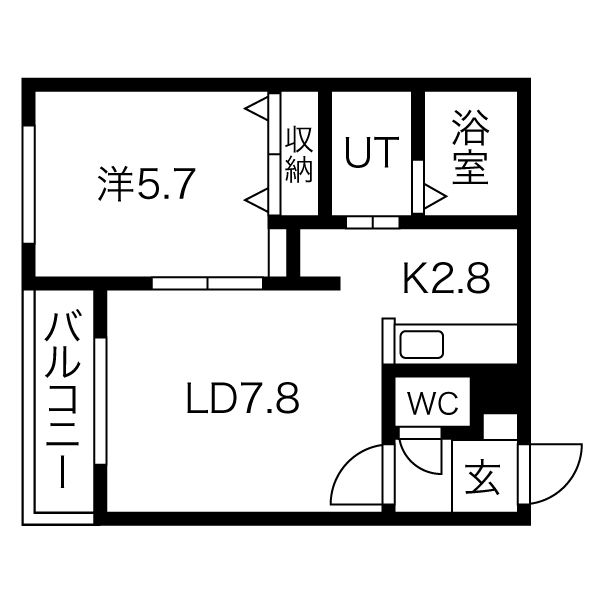 ライトニングビルの間取り