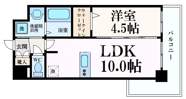 プレデコート西京極の間取り