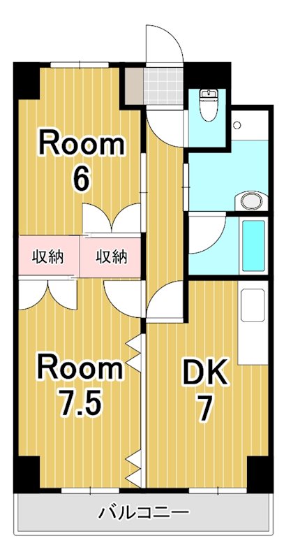 カルテットKOBORI　D棟の間取り