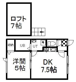 エステートＩＮソレイユの間取り