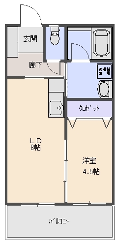 ひまわりマンションの間取り