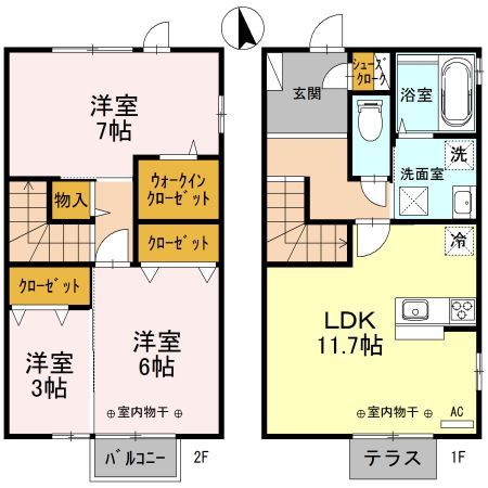 セレッソ大樹の間取り