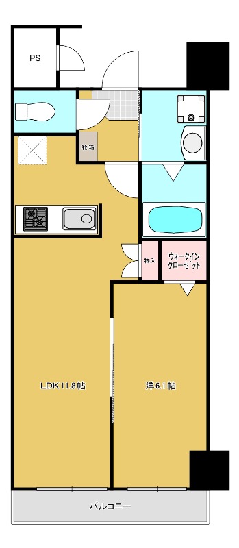 ムーサ港川の間取り