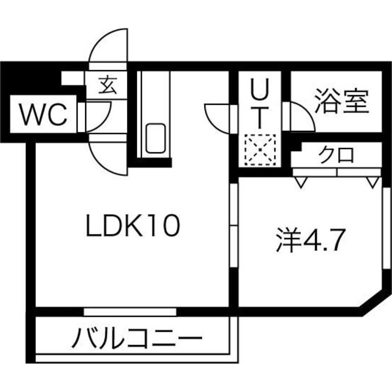 オルセー北17条の間取り