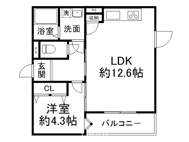 Chlorisの間取り