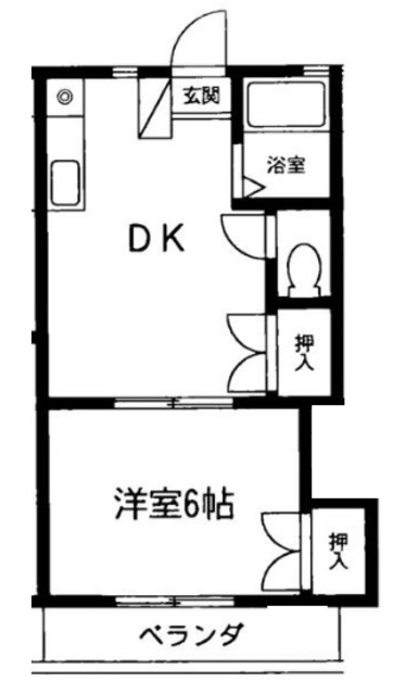 ヴィエネス初富の間取り