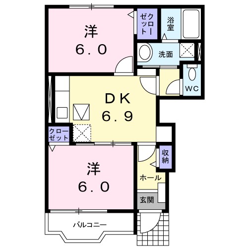 ソレイユＭＴ・Ｂの間取り