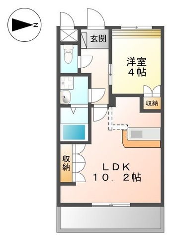 プラムガーデンＹｏｕｋｉの間取り