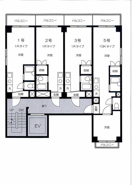 熊谷朝日第二ハイツの間取り