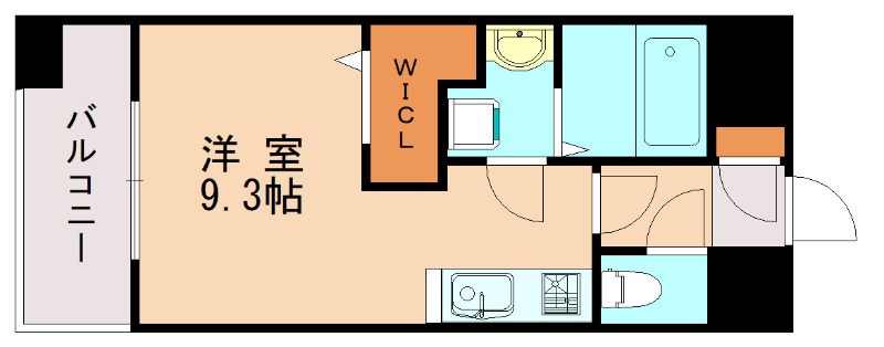 福岡市東区馬出のマンションの間取り