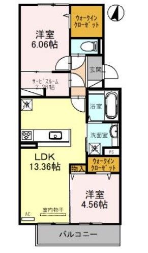 ジラソーレの間取り