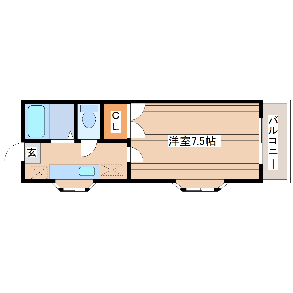 ステージ雷神の間取り