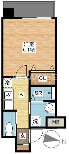 長崎市寄合町のマンションの間取り