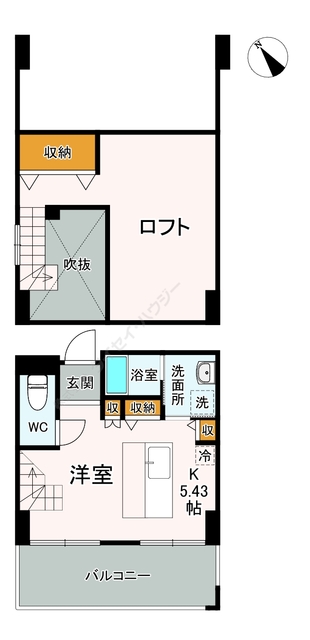 ラフィネパルク新浜の間取り