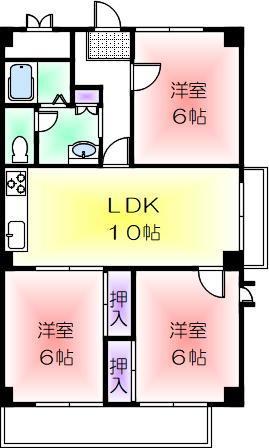 イーストガーデンバラ館の間取り