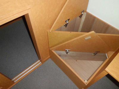 収納　こんな所にも収納が・・・