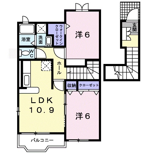 エクレールの間取り