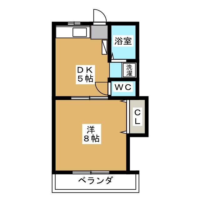 コーポ村松IIの間取り