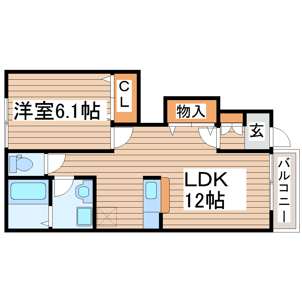 【ベル・グラース美田園の間取り】