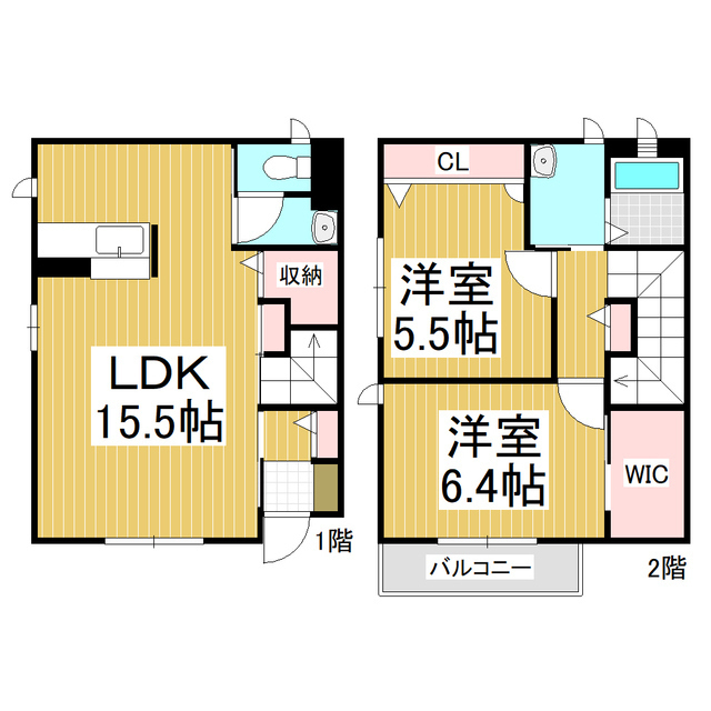 【グランシャリオ優Ｃ棟の間取り】