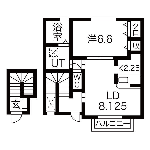 ボヌール巧の間取り