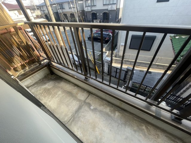 バルコニー　落ち着いた時間を過ごせるバルコニーです