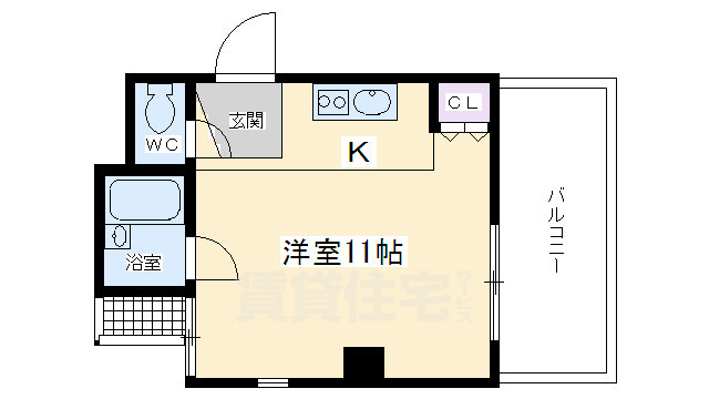 ウィッシュ河原町の間取り