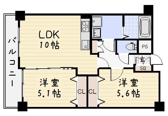 Ｊ－スクエアの間取り