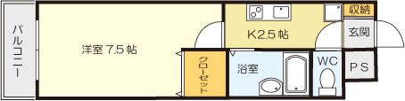 ルネッサンスTOEI田町の間取り