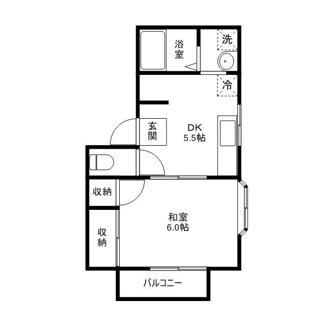 ロイヤルパレス 2号棟の間取り